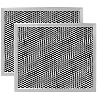 97007696 Replacement Filter For B-Roan - Range Hood Filter 10.5 X 8.75 For Kitchen - Filter For Stove Vent Fan With Aluminum Mesh Charcoal Combo - Oven Vent Filter Replaces 6105c, 97007697-2 Pack