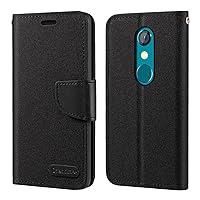 for Unihertz Jelly Star Case, Oxford Leather Wallet Case with Soft TPU Back Cover Magnet Flip Case for Unihertz Jelly Star (3”)