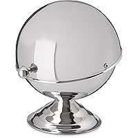 Carlisle FoodService Products Covered Dish Roll Top Dish for Catering, Buffets, Restaurants, Stainless Steel, 10 Ounces, Silver, (Pack of 12)