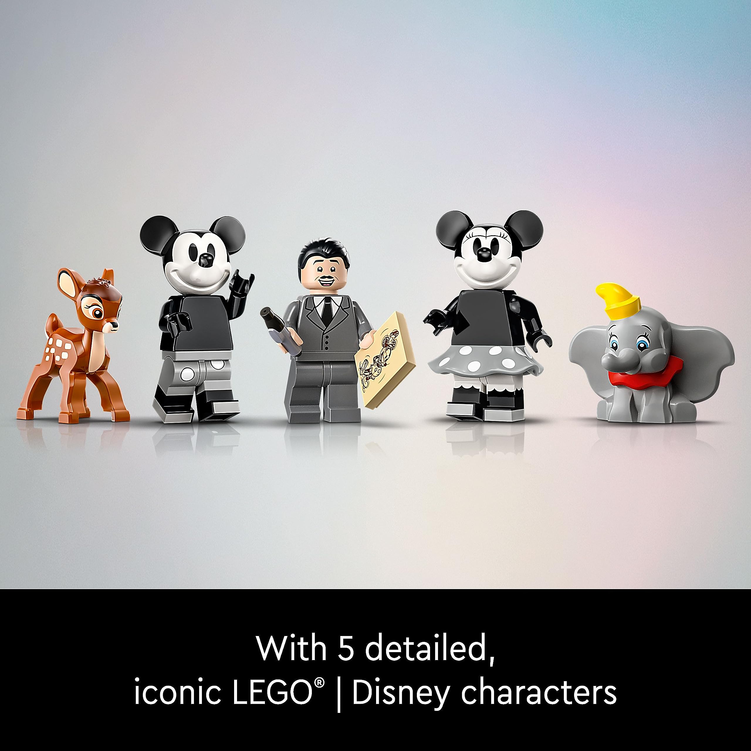 レゴ(LEGO) LEGO 43230 Disney Kamera – Hommage an Walt Disney, 5 Figuren