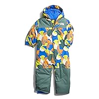 THE NORTH FACE Baby Freedom Snow Suit, Almond Butter Big Abstract Print, 6-12 Months