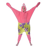 Nickelodeon Mens' SpongeBob SquarePants Patrick Star Sleep Union Suit