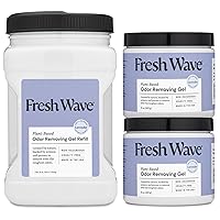 Fresh Wave Lavender Odor Removing Gels Bundle: (2) 15oz. Gels, (1) 63oz. Gel Refill