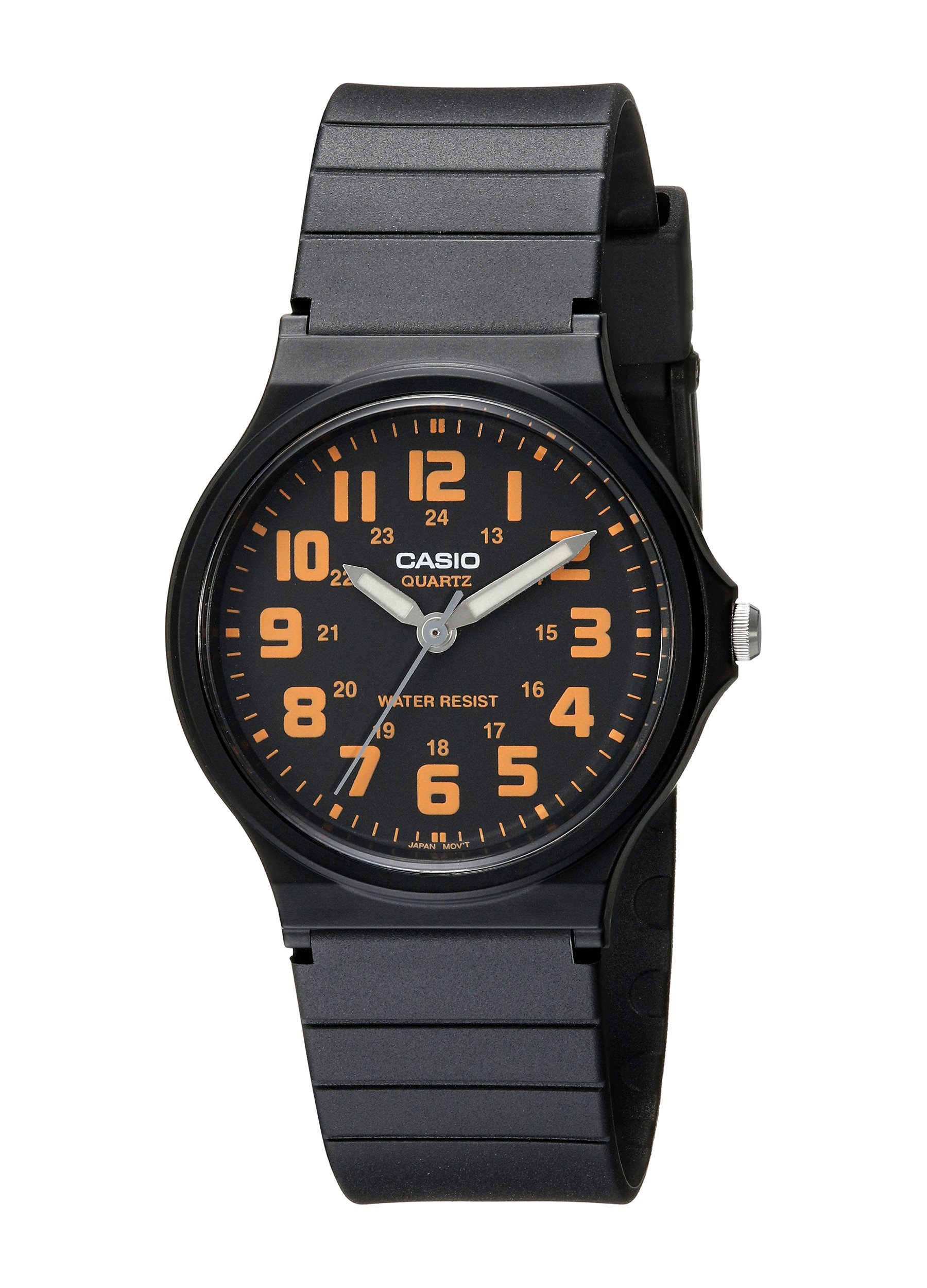 Casio Unisex MQ-71-4BCF Classic Luminous Hands Watch With Black Resin Band