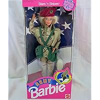 ARMY BARBIE DOLL Special Edition STARS 'n STRIPES w Army Outfit & More (1992)