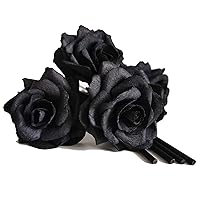 4 Black Rose Mulberry Paper Flower with Reed Diffuser for Home Fragrance by Plawanature