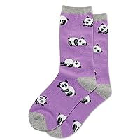 Hot Sox Kids' Fun Animal Crew Socks-1 Pair Pack-Cool & Cute Gifts for Boys & Girls