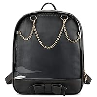 STEAMEDBUN Ita Bag Backpack Bowknot Kawaii Pin Display Backpack Bag with Insert