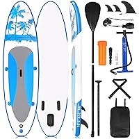 Paddle Boards, 11'x32 Inflatable Stand Up Paddle Boards with Premium SUP Accessories, Non-Slip EVA Deck, Paddle Boards for Adults, Youth of All Skill Levels