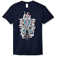 Liquid Blue Men's Plus-Size Grateful Dead Moto Sam Short Sleeve T-Shirt