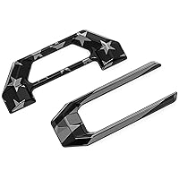 EyeCatcher Pro Series Tailgate Letter Inserts Compatible with 2016-2023 Tacoma (American Flag BLKCHRMBLK)