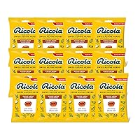 Ricola Sugar Free Swiss Herb Herbal Cough Suppressant Throat Drops, 19ct Bag (Pack of 12)