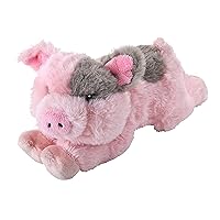 Wild Republic Ecokins Mini, Pig, Stuffed Animal, 8 inches, Gift for Kids, Plush Toy, Made from Spun Recycled Water Bottles, Eco Friendly, Child’s Room Decor