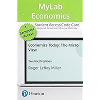 Economics Today: The Micro View -- MyLab Economics with Pearson eText Access Code Economics Today: The Micro View -- MyLab Economics with Pearson eText Access Code eTextbook Paperback Printed Access Code