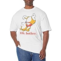 Disney Big & Tall Winnie The Pooh Oh Bother Bear Men's Tops Short Sleeve Tee Shirt