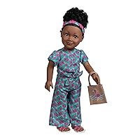ADORA Amazon Exclusive Amazing Girls Collection, 18” Realistic Doll with Changeable Outfit and Movable Soft Body, Birthday Gift for Kids and Toddlers Ages 6+ - Jada