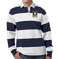 Mens US Army Logo Rugby Polo Shirt