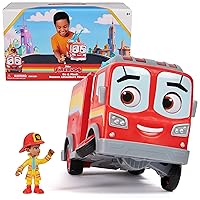 Bo & Flash Rescue Adventure Fire Truck with VROOMLINK, Lights, Sounds, Movements Kids Toys for Boys and Girls Ages 3+