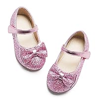 Kiderence Toddler Girls Dress Shoes Little Kids Mary Janes Ballet Flats Toddler
