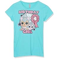 L.O.L. Surprise! Girls Birthday Girl 4 Girl's Solid Crew TeeT-Shirt