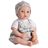 ADORA Wrapped in Love Babies, 6-Piece Set Baby Doll with Voice Recorder Feature, Includes, Removable Outfit, Headband, Romper, Pacifier and Diaper, Birthday Gift for Ages 3+ - Dearest
