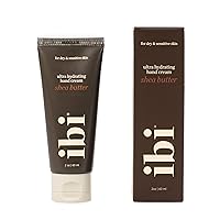 IBI Ultra Hydrating Moisturizing Hand Cream For Dry & Senstive Skin, Shea Butter 2 Ounce Tube (60ml,1 pc)