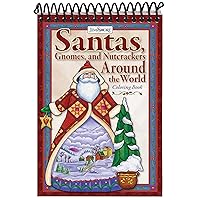 Jim Shore Santas, Gnomes, and Nutcrackers Around the World Coloring Book (Design Originals) 32 Designs with National Flags and Cultural References - Pocket-Size and Spiral-Bound with Perforated Pages Jim Shore Santas, Gnomes, and Nutcrackers Around the World Coloring Book (Design Originals) 32 Designs with National Flags and Cultural References - Pocket-Size and Spiral-Bound with Perforated Pages Spiral-bound