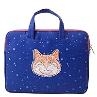 CowCow Cats Galaxy Pet Kitty Animal Compatible with MacBook 13 Inch Laptop Bag