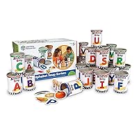Alphabet Soup Sorters - 208 Pieces, Ages 3+, Early Phonics Manipulatives, ABCs, Alphabet Awareness & Recognition, Alphabet Soup Games