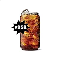 TOSSWARE POP 12oz Set of 252, Premium Quality, Recyclable, Unbreakable & Crystal Clear Plastic Beer Can