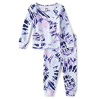 The Children's Place baby girls Tie Dye Long Sleeve Snug Fit Pajama