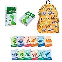 Wildkin 15-inch Backpack and Go Fish! Card Game Adventure Bundle: Fun Educational Card, and Comfortable Kids Backpack (Under Construction)