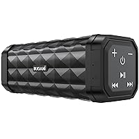 BUGANI Bluetooth Speakers Portable Bluetooth Speaker, 100ft Wireless Range, Louder Volume, Stereo Sound, Amazing Bass 24H Playtime, IPX5, Built-in Mic, Wireless Speaker for Home, Outdoor, Travel