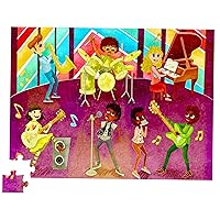 Upbounders- Musical Crossroads - 72 Piece Jumbo Puzzle - Kids Jigsaw Floor Puzzle for Music-Loving Toddlers Boys Girls Ages 5-9, Multicultural