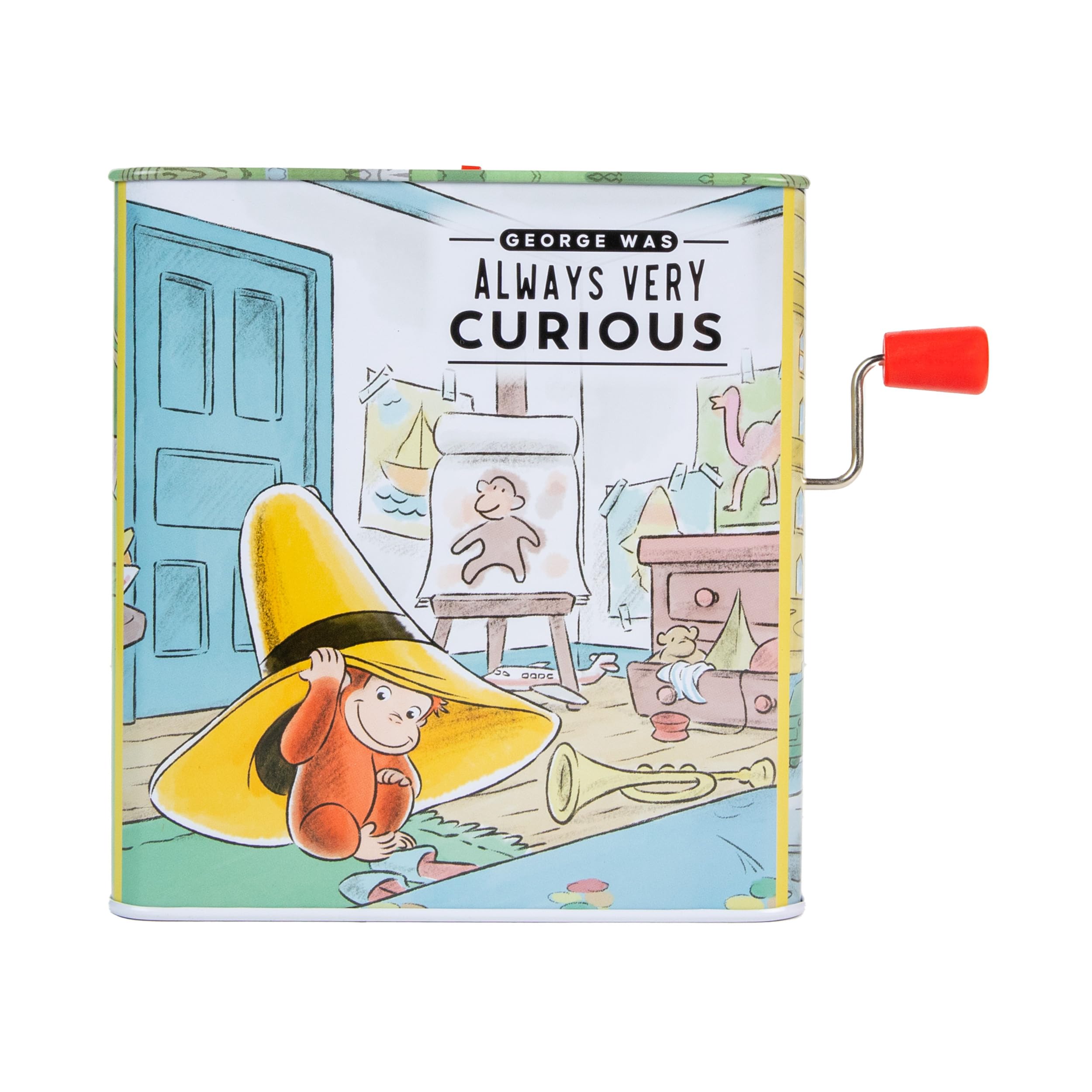 KIDS PREFERRED Curious George Jack-in-The-Box - Musical Toy for Babies