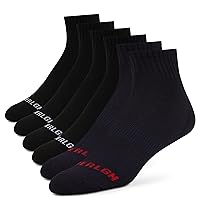 True Religion Ankle Socks for Men, Athletic Mens Quarter Socks