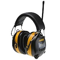 DEWALT DPG15/DPG17 ELECTRONIC HEARING PROTECTION, AMFM AND BLUETOOTH OPTIONS