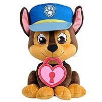 Just Play Paw Patrol Lots of Love Large 12-inch Plush Chase Stuffed Animal, Soft Puppy Plushie, Kids Toys for Ages 3 Up