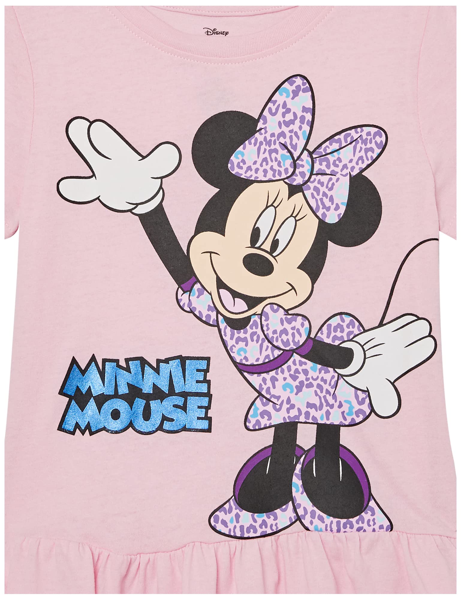 Disney Toddler Minnie Mouse Jersey Short Sleeve Dress-Girls 2t-6x