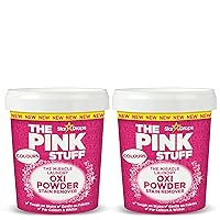 Stardrops - The Pink Stuff - The Miracle Laundry Oxi Powder Stain Remover For Color's Bundle (2 Color's Powder)