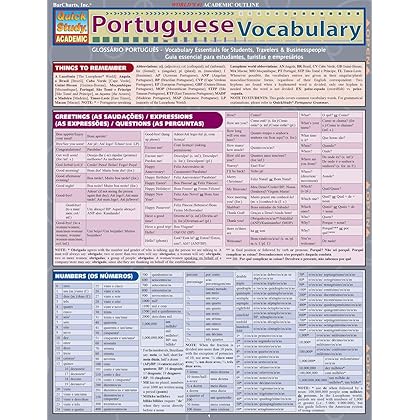Portuguese Vocabulary (Quick Study Academic)