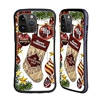 Head Case Designs Officially Licensed Harry Potter Marauder's Map Christmas Ornaments Hybrid Case Compatible with Apple iPhone 15 Pro Max