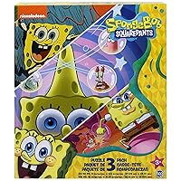 Spongebob Squarepants - 3 in 1 Jigsaw Puzzles for Kids. Great Birthday & Educational Gifts for Boys and Girls. Colorful Pieces Fit Together Perfectly. Great Preschool Aged Learning Gift.