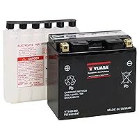 Yuasa YUAM624B4 YT14B-BS Maintenance Free AGM Battery with Acid pack
