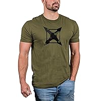 Vertx Stealth Camo Logo Graphic Tee for Men, Tactical T-Shirts, Short Sleeve, Premium Cotton Blend
