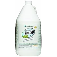 Benefect Botanical Decon 30 Disinfectant Cleaner - All Natural Formula for Effective Cleaning Power - Ideal for Restoration Jobs & Water Damage - 4 Gallons (4 Pack of 1-Gallons)