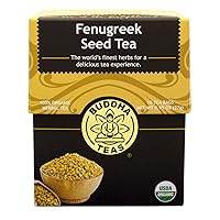 Buddha Teas Fenugreek Seed Tea, 18 Count (Pack of 6)