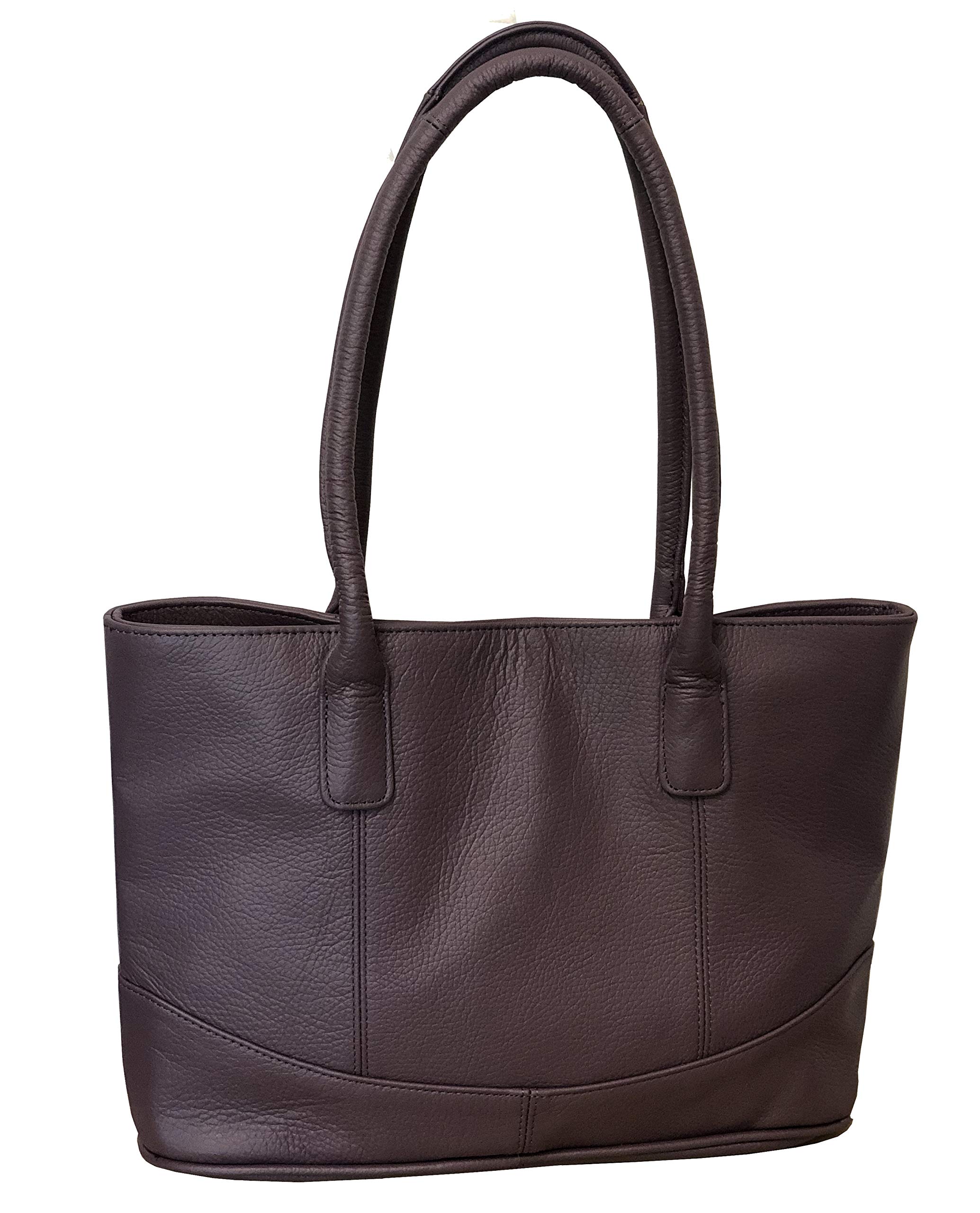 Casual Leather Handbag (#1827-12)