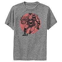 Marvel Kids' Ironman Red Sun T-Shirt