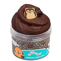 Original Squishmallows Hans The Hedgehog Premium Scented Slime Chocolate Scented, 8 oz. Scented Slime, 2 Fun Slime Add Ins, Pre-Made Slime for Kids, Great 6 Year Old Toys, Super Soft Sludge Toy